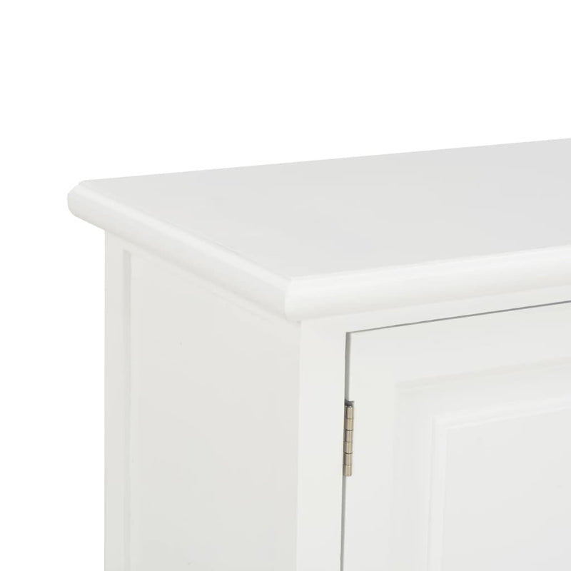 vidaXL TV Cabinet White 90x30x40 cm Wood