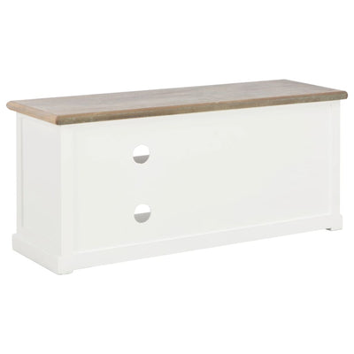 vidaXL TV Cabinet White 90x30x40 cm Wood