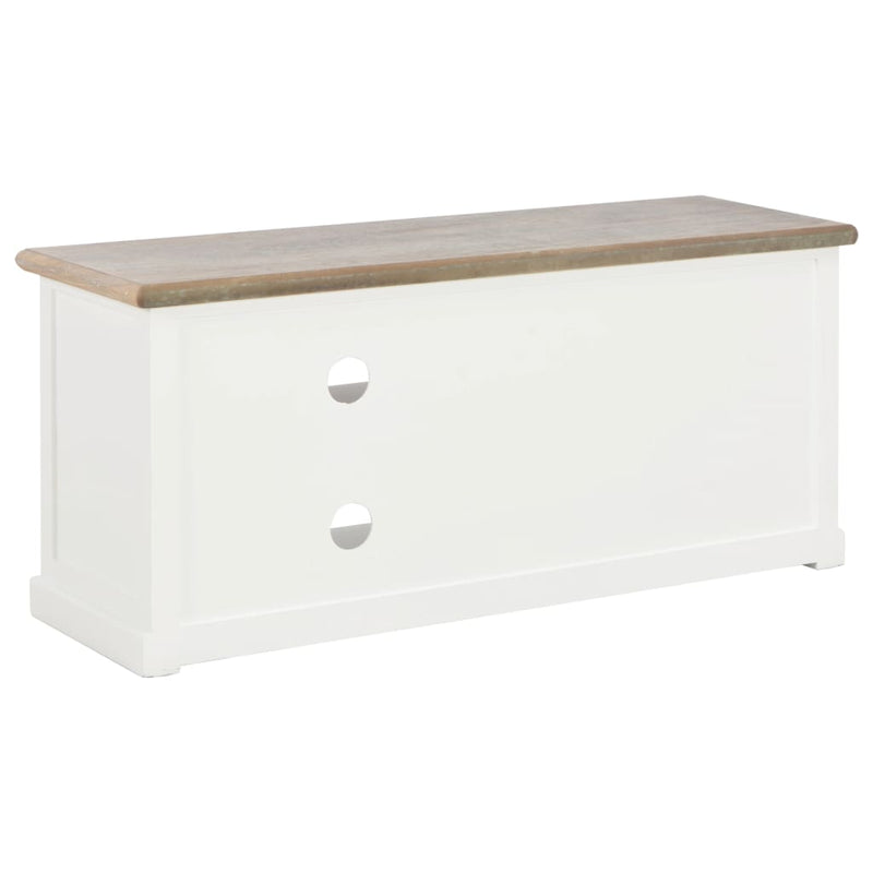 vidaXL TV Cabinet White 90x30x40 cm Wood