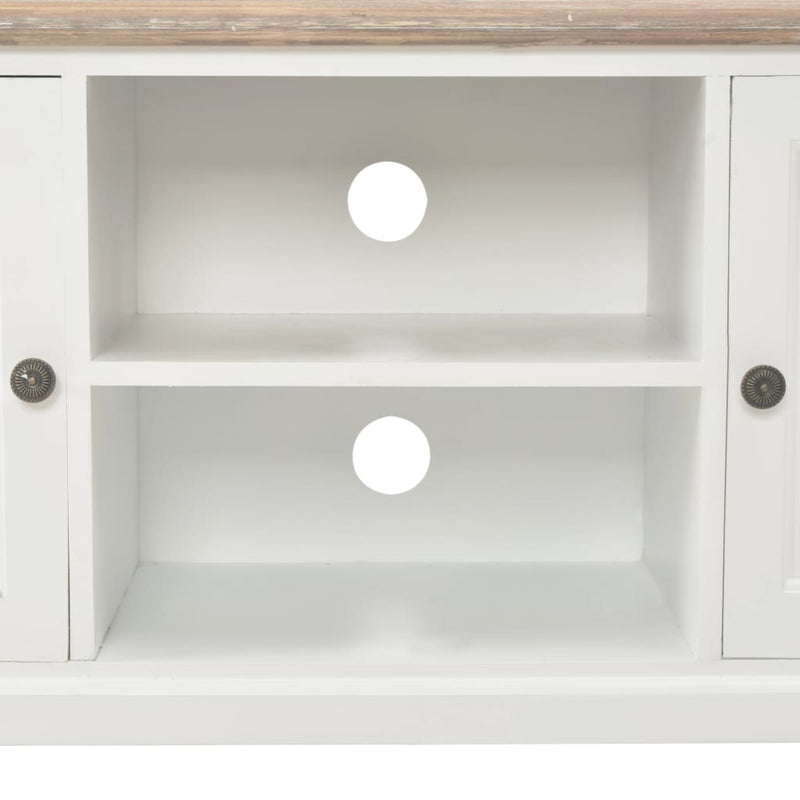 vidaXL TV Cabinet White 120x30x40 cm Wood