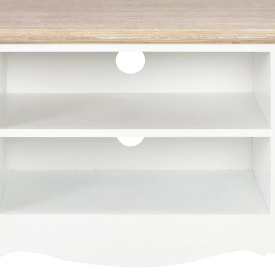 vidaXL TV Cabinet White 120x30x40 cm Wood