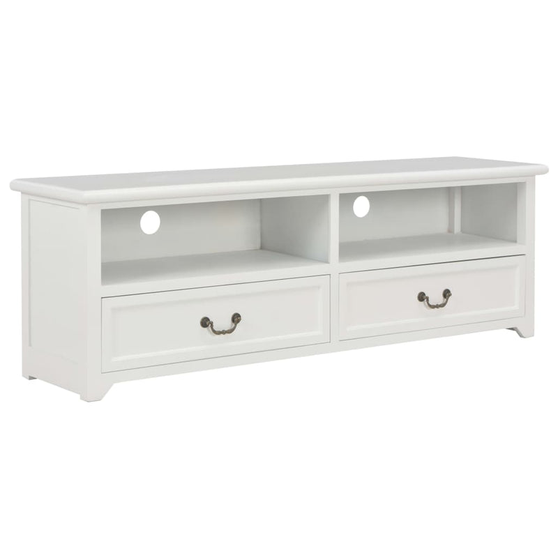 vidaXL TV Cabinet White 120x30x40 cm Wood