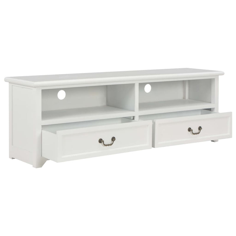 vidaXL TV Cabinet White 120x30x40 cm Wood
