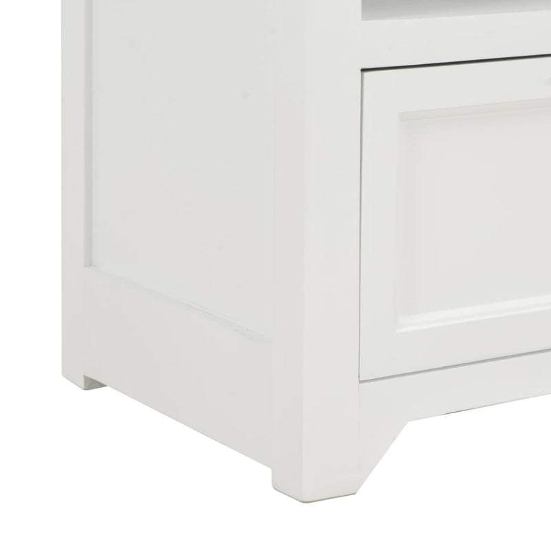 vidaXL TV Cabinet White 120x30x40 cm Wood