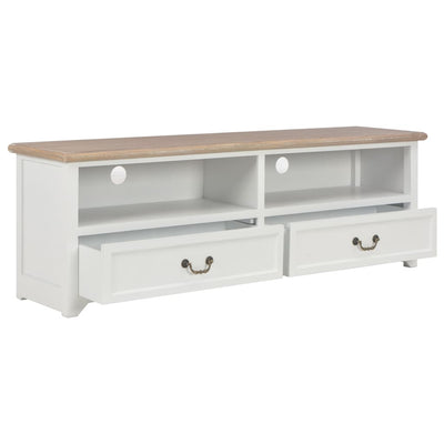 vidaXL TV Cabinet White 120x30x40 cm Wood