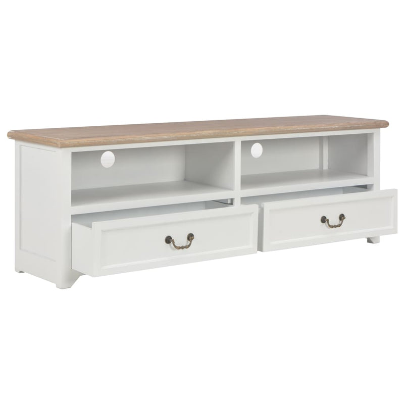 vidaXL TV Cabinet White 120x30x40 cm Wood