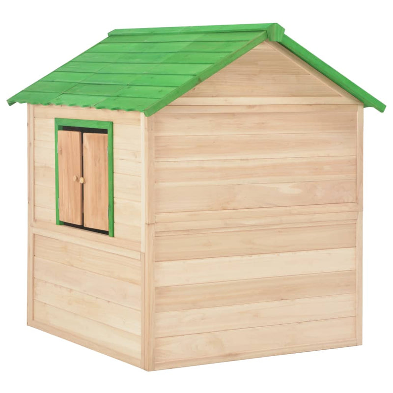 vidaXL Kids Play House Fir wood Red