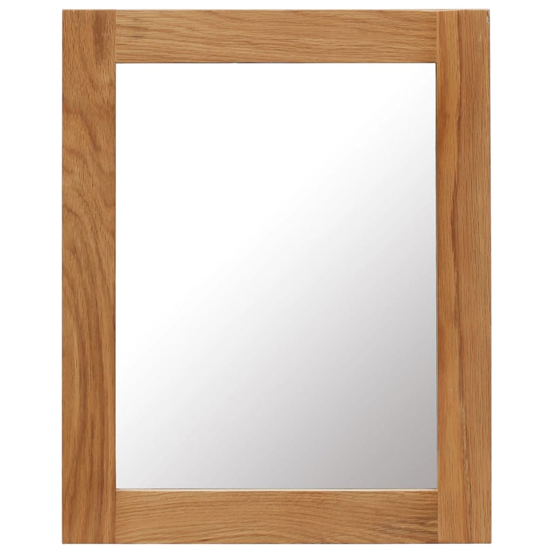 vidaXL Mirror 50x140 cm Solid Oak Wood