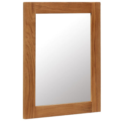 vidaXL Mirror 50x140 cm Solid Oak Wood