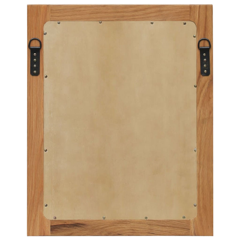 vidaXL Mirror 50x140 cm Solid Oak Wood