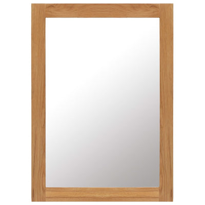 vidaXL Mirror 50x140 cm Solid Oak Wood