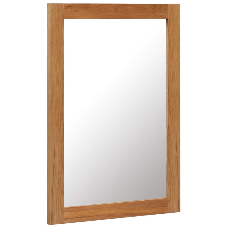 vidaXL Mirror 50x140 cm Solid Oak Wood