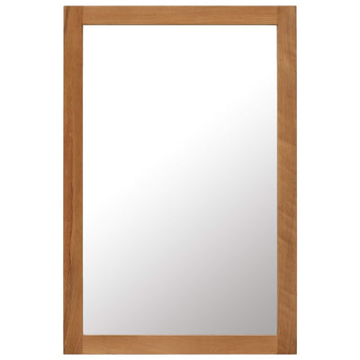 vidaXL Mirror 50x140 cm Solid Oak Wood