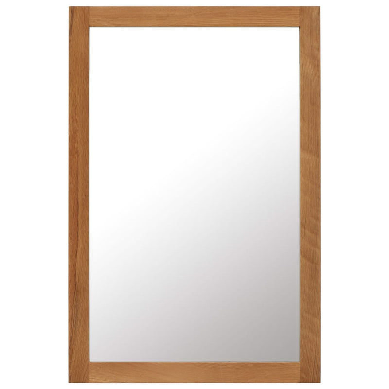 vidaXL Mirror 50x140 cm Solid Oak Wood