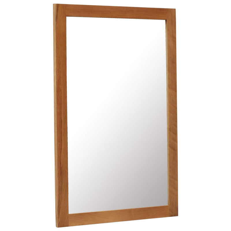 vidaXL Mirror 50x140 cm Solid Oak Wood
