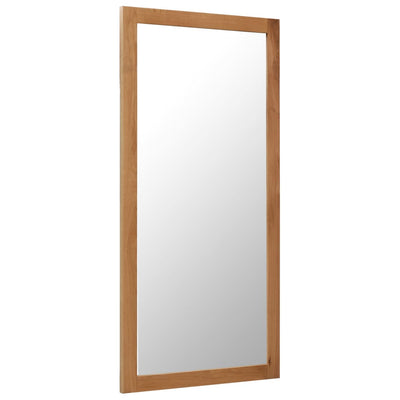 vidaXL Mirror 50x140 cm Solid Oak Wood