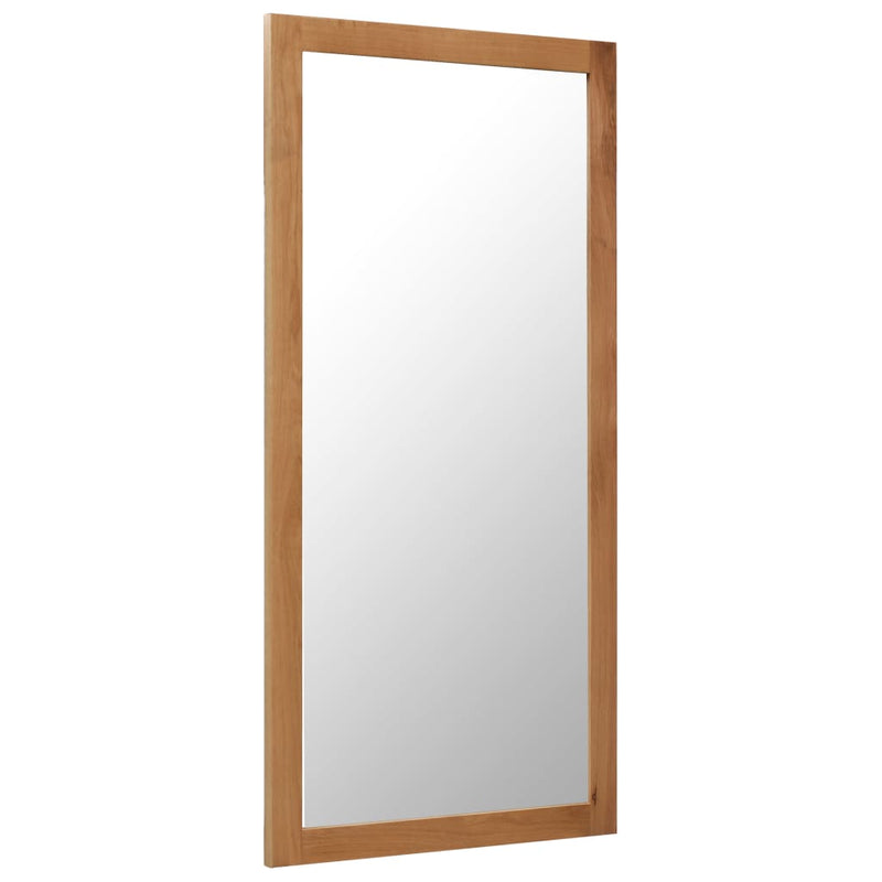 vidaXL Mirror 50x140 cm Solid Oak Wood