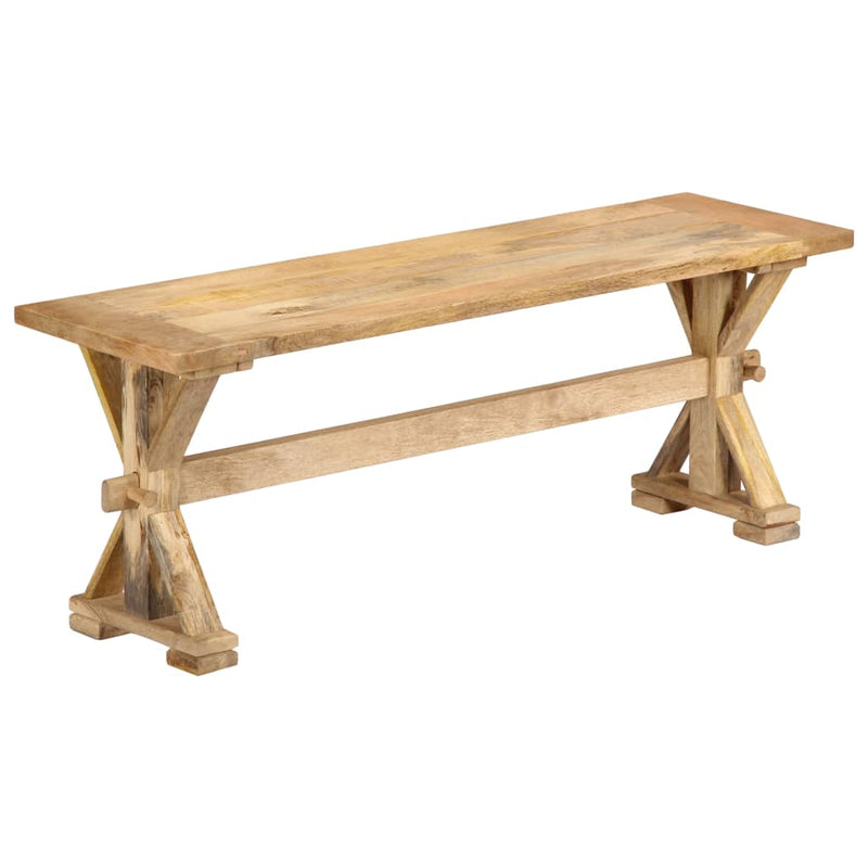 vidaXL Hall Bench 120x35x45 cm Solid Mango Wood