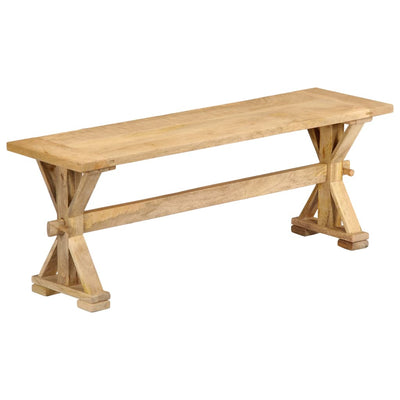 vidaXL Hall Bench 120x35x45 cm Solid Mango Wood