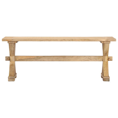 vidaXL Hall Bench 120x35x45 cm Solid Mango Wood