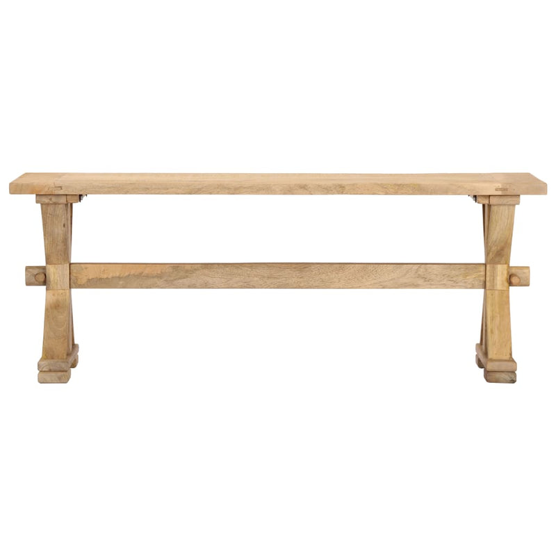 vidaXL Hall Bench 120x35x45 cm Solid Mango Wood