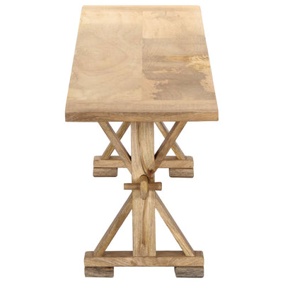 vidaXL Hall Bench 120x35x45 cm Solid Mango Wood