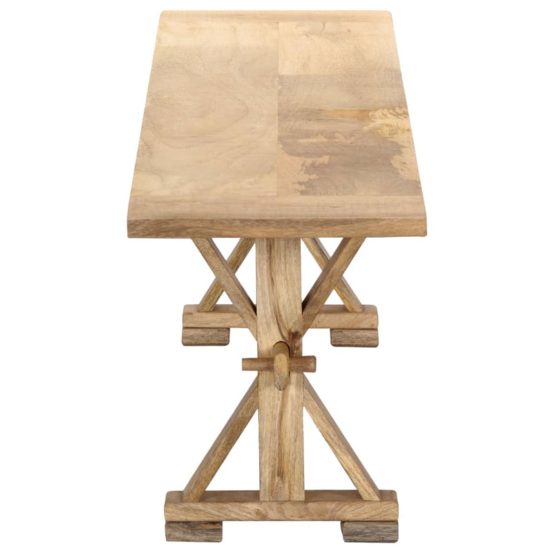 vidaXL Hall Bench 120x35x45 cm Solid Mango Wood