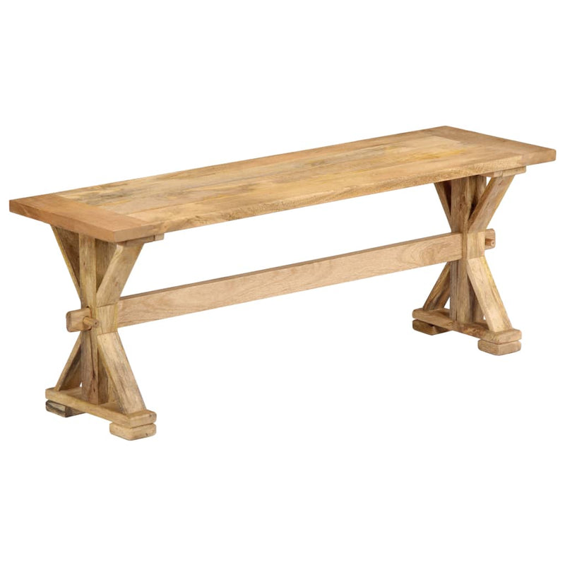 vidaXL Hall Bench 120x35x45 cm Solid Mango Wood
