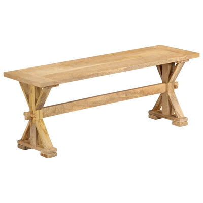 vidaXL Hall Bench 120x35x45 cm Solid Mango Wood