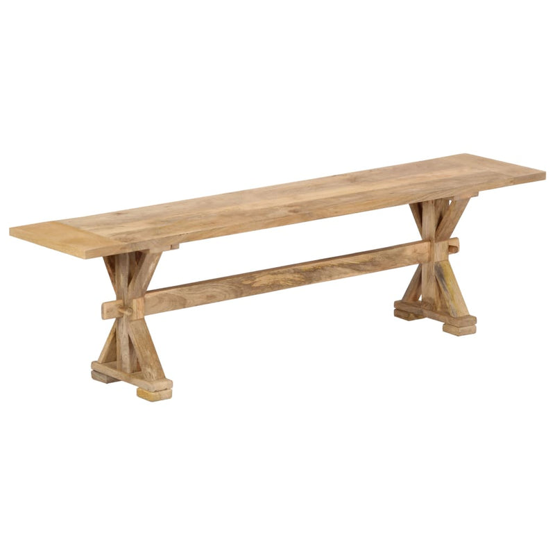 vidaXL Hall Bench 120x35x45 cm Solid Mango Wood