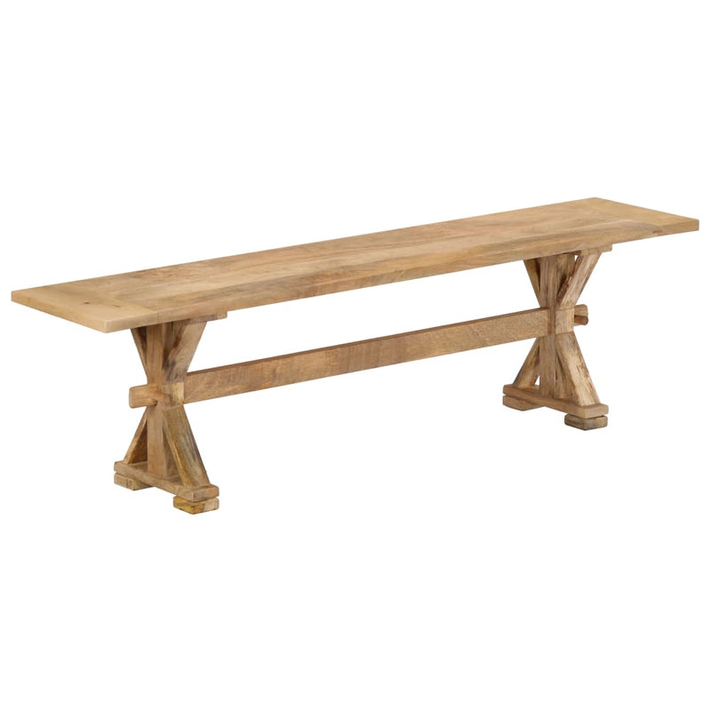 vidaXL Hall Bench 120x35x45 cm Solid Mango Wood