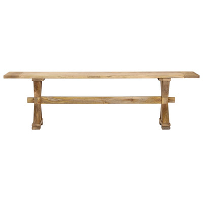 vidaXL Hall Bench 120x35x45 cm Solid Mango Wood