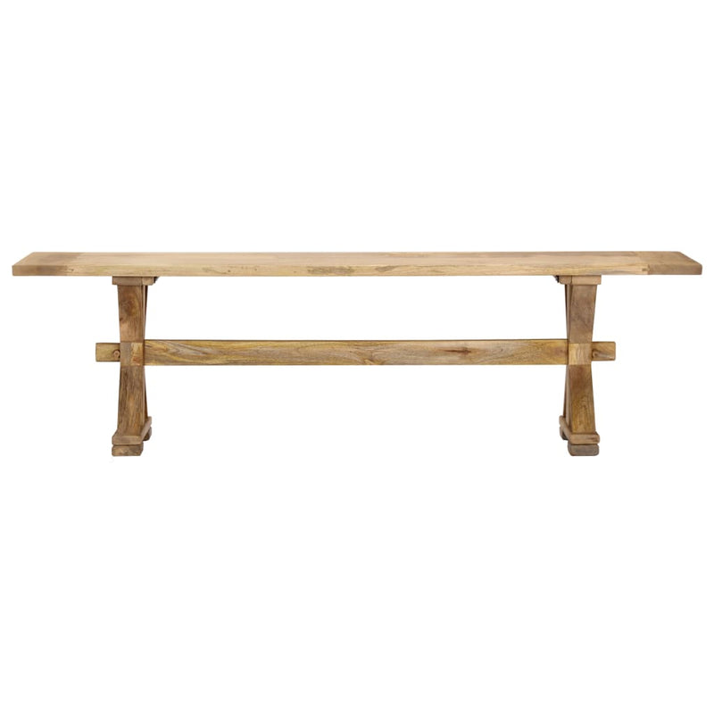 vidaXL Hall Bench 120x35x45 cm Solid Mango Wood
