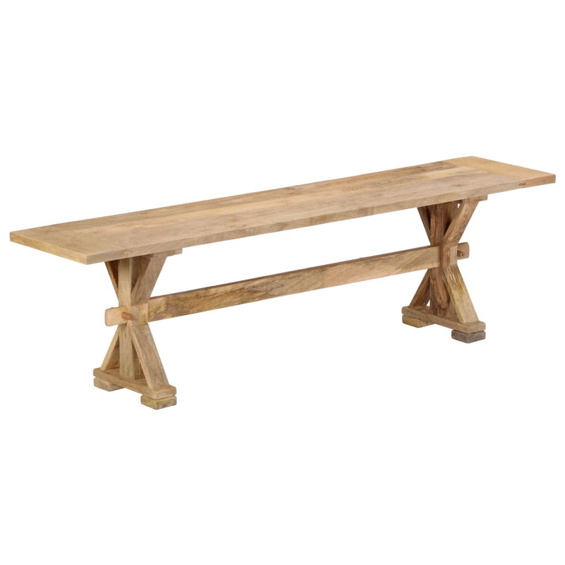 vidaXL Hall Bench 120x35x45 cm Solid Mango Wood