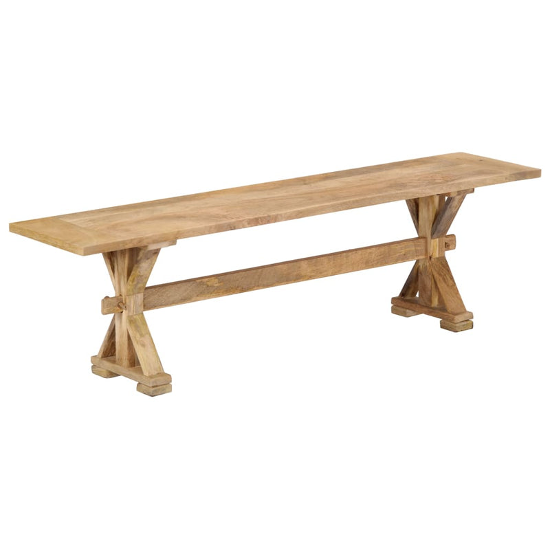 vidaXL Hall Bench 120x35x45 cm Solid Mango Wood