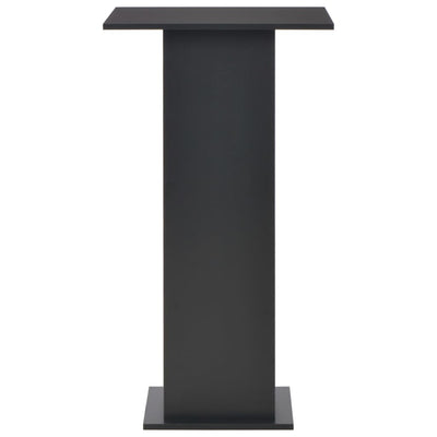 vidaXL Bar Table Black 60x60x110 cm