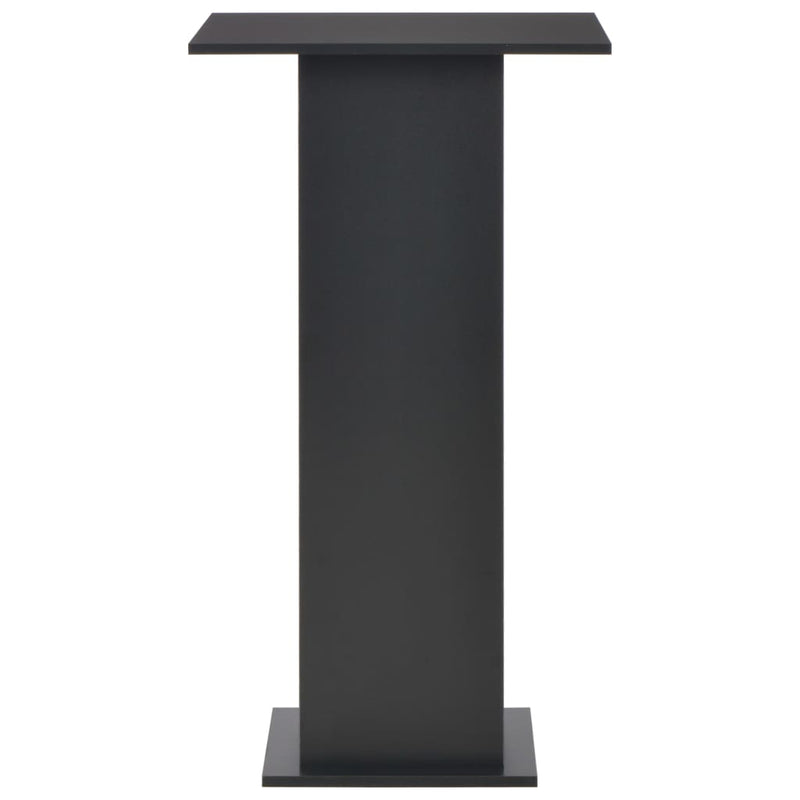 vidaXL Bar Table Black 60x60x110 cm