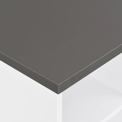 vidaXL Bar Table Black 60x60x110 cm
