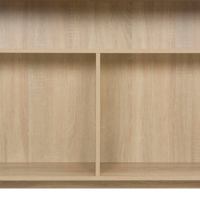 vidaXL Bar Table with 2 Table Tops Black 130x40x120 cm