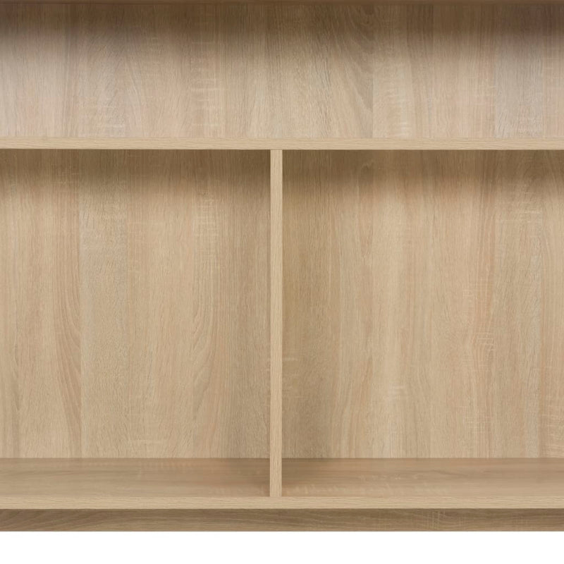 vidaXL Bar Table with 2 Table Tops Black 130x40x120 cm