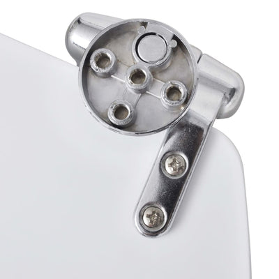 vidaXL Toilet Seats with Soft Close Lids 2 pcs MDF Black