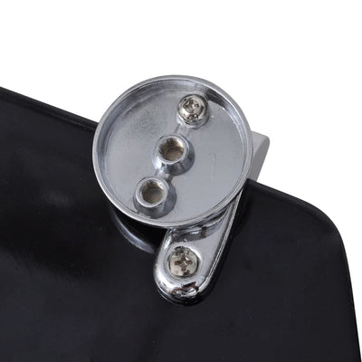 vidaXL Toilet Seats with Lids 2 pcs MDF Black