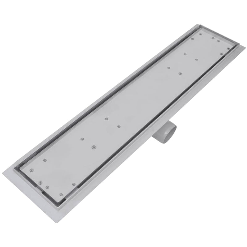 vidaXL Linear Shower Drain 2 pcs 830x140 mm Stainless Steel