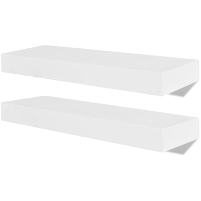 vidaXL Wall Shelves 4 pcs White 60 cm