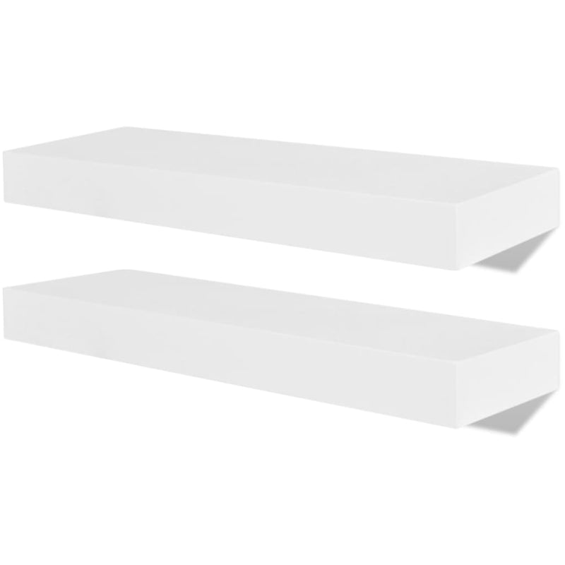 vidaXL Wall Shelves 4 pcs White 60 cm