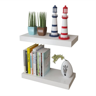 vidaXL Wall Shelves 4 pcs White 60 cm
