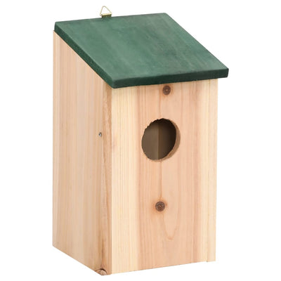 vidaXL Bird Houses 8 pcs Wood 12x12x22 cm
