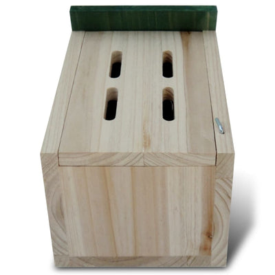 vidaXL Butterfly Houses 8 pcs Wood 14x15x22 cm