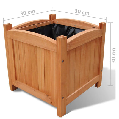 vidaXL Raised Beds 4 pcs 30x30x30 cm