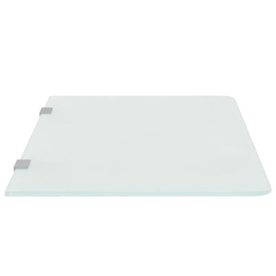 vidaXL Wall-mounted Urinal Privacy Screen 90x40 cm Tempered Glass